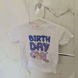 2T Bluey Birthday Girl Tshirt